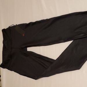 Dressy leather like leggings